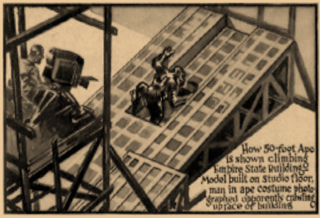 "How King Kong Was Filmed" (or not) - Screen Book, 1933