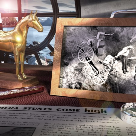 Yakima Canutt Horse Stunt for The Dark Command