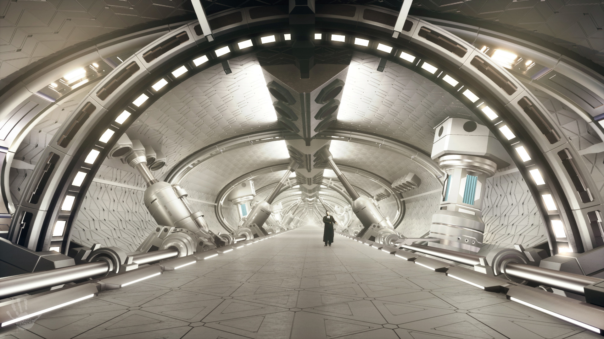 Ghost Ship corridor Unreal concept