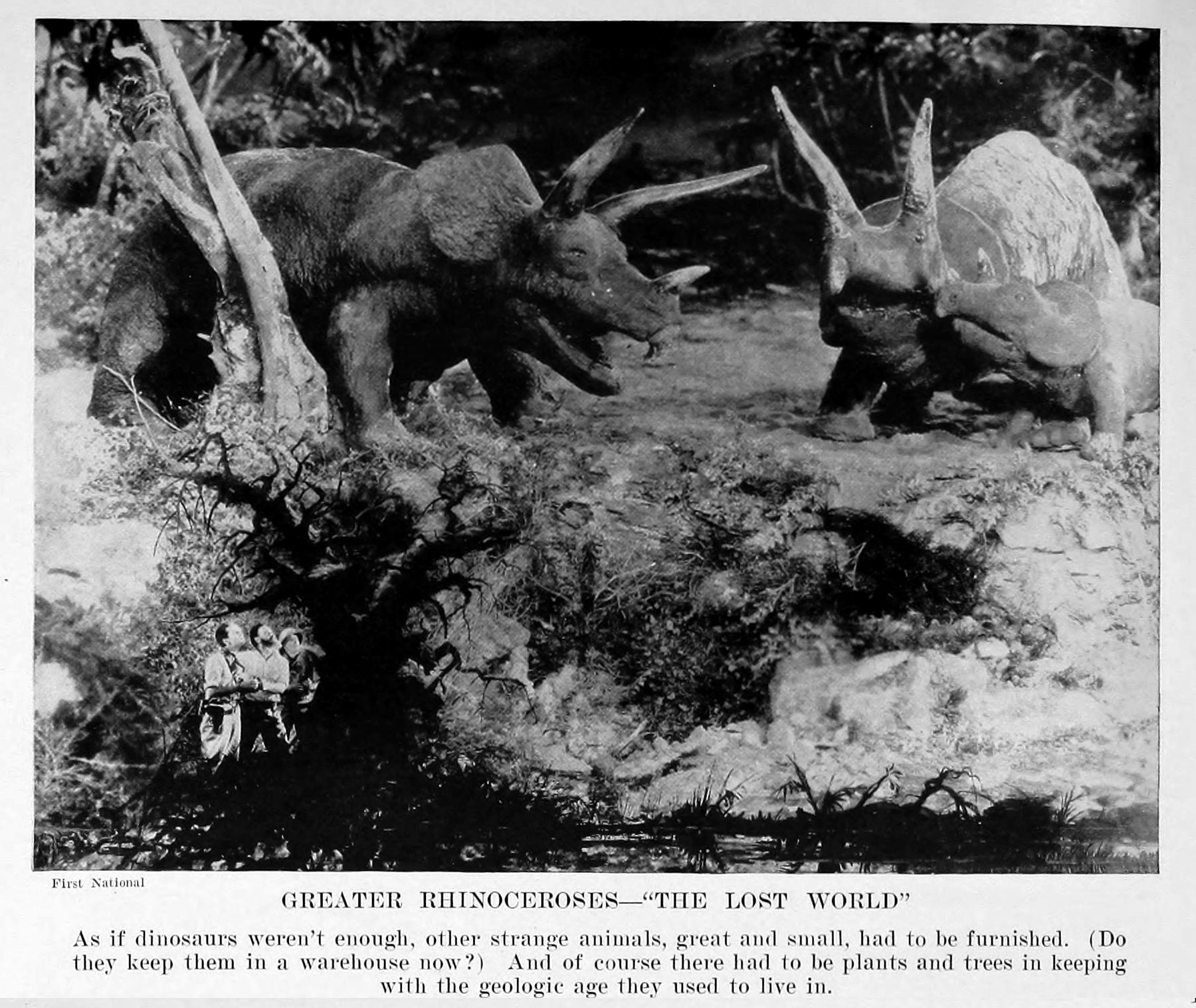Still from "The Lost World" - Masters and Masterpieces of the Screen, 1927